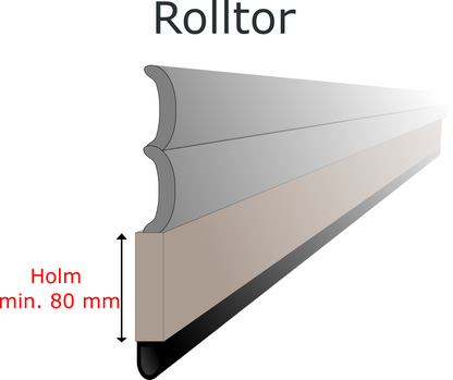 Dichtung für Rolltore – Magnetische Tordichtung mit Nagerschutz