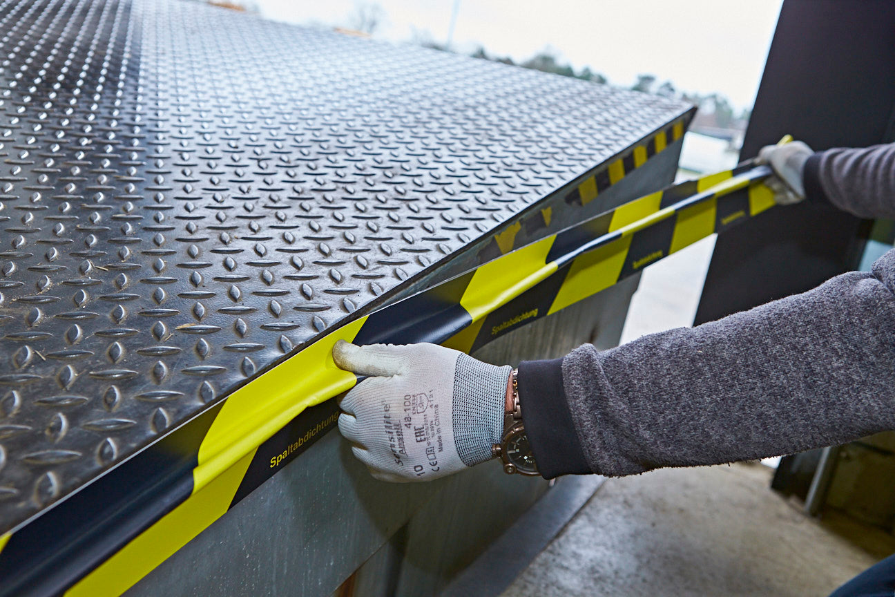 Dichtung für Verladerampe – Magnetische Spaltabdichtung für Verladebrücken – 2 Abdichtungen pro Satz (seitlich)